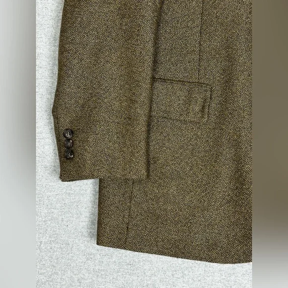 Jos‎ A Bank Blazer Sport Coat Mens 44 Regular Brown Wool Two Button Notch Lapel - Picture 3 of 13